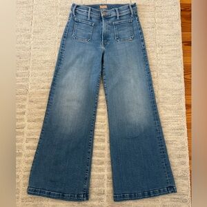 MOTHER Petite Lil’ Hustler Roller Patch Pocket Sneak, color: Piece by Piece